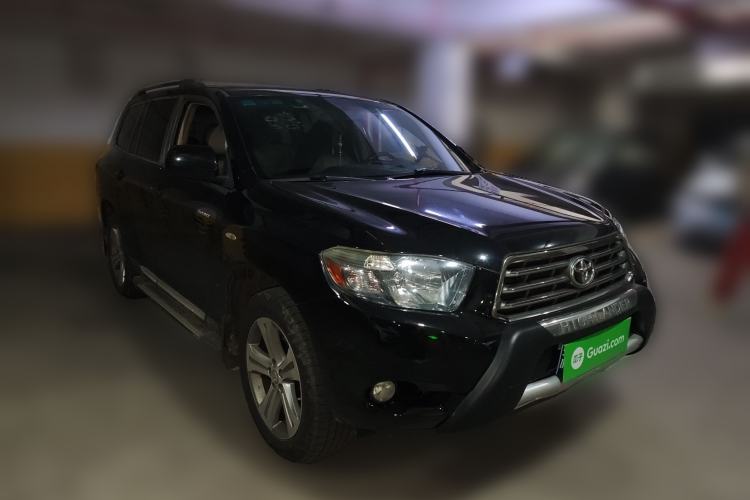 Used Toyota Highlander 2009 2.7L Two-Wheel Drive 7-Seater Luxury Navigation Edition Front Right 45 Deg