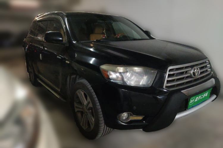 Used Toyota Highlander 2009 2.7L Two-Wheel Drive 7-Seater Luxury Navigation Edition Front Right 45 Deg
