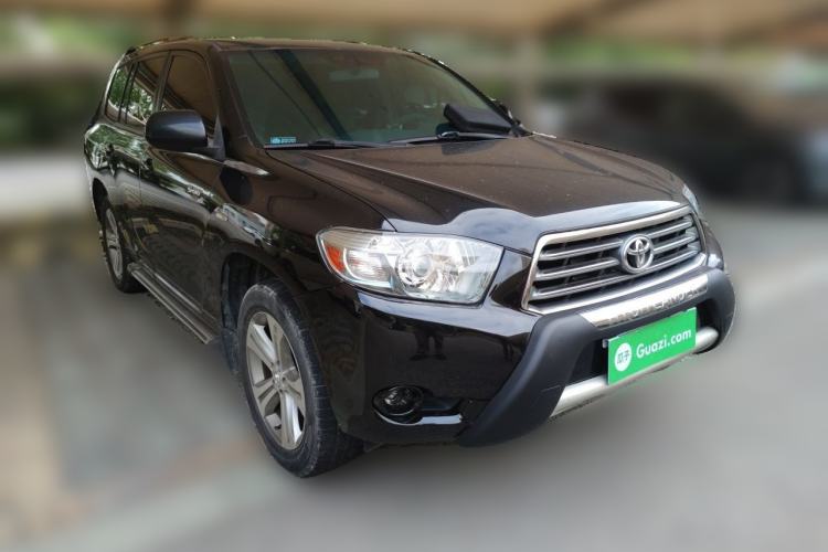 Used Toyota Highlander 2009 3.5L 4x4 7-Seater Luxury Edition Front Right 45 Deg