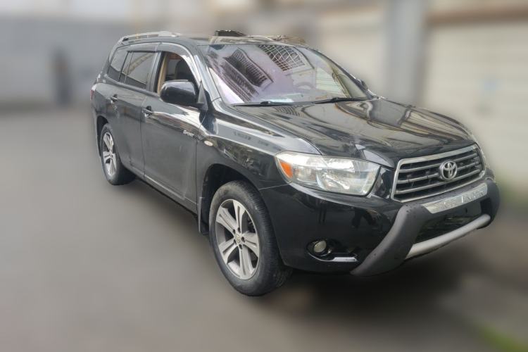 Used Toyota Highlander 2009 2.7L Two-Wheel Drive 7-Seater Luxury Navigation Edition Front Right 45 Deg