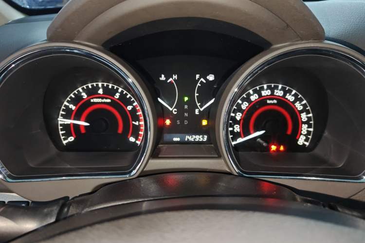 Used Toyota Highlander 2009 2.7L Two-Wheel Drive 5-Seater Sport Edition Instrument Cluster