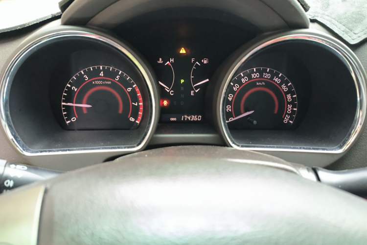 Used Toyota Highlander 2009 2.7L Two-Wheel Drive 7-Seater Luxury Edition Odometer Close Up