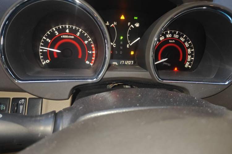 Used Toyota Highlander 2009 3.5L 4x4 7-Seater Luxury Edition Odometer Close Up
