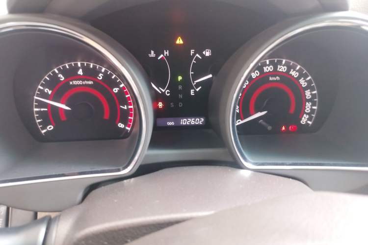Used Toyota Highlander 2009 2.7L Two-Wheel Drive 7-Seater Luxury Edition Odometer Close Up