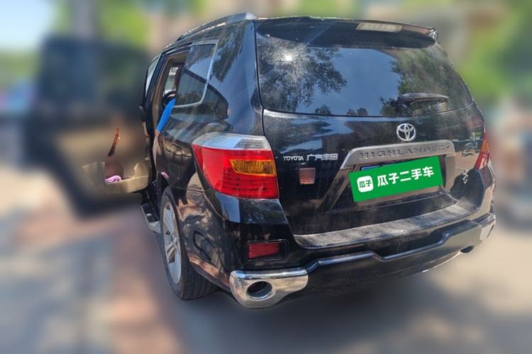 Used Toyota Highlander 2009 2.7L Two-Wheel Drive 7-Seater Luxury Edition Rear Left 45 Deg