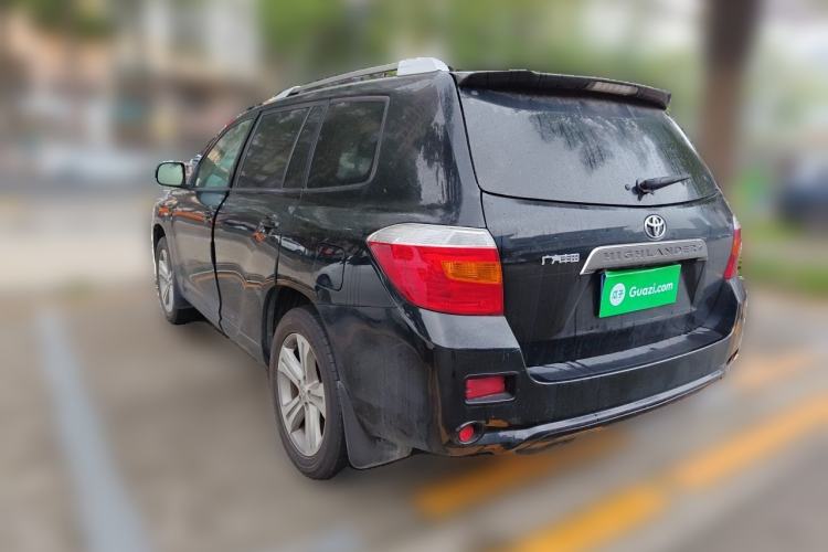 Used Toyota Highlander 2009 2.7L Two-Wheel Drive 7-Seater Luxury Edition Rear Left 45 Deg