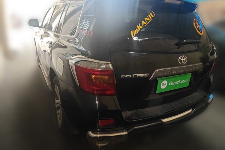 Used Toyota Highlander 2009 2.7L Two-Wheel Drive 7-Seater Luxury Edition Rear Left 45 Deg