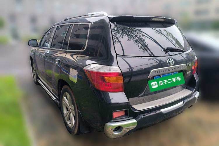 Used Toyota Highlander 2009 2.7L Two-Wheel Drive 7-Seater Luxury Edition Rear Left 45 Deg