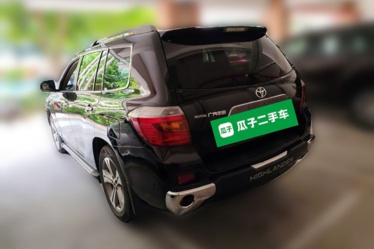 Used Toyota Highlander 2009 2.7L Two-Wheel Drive 7-Seater Luxury Edition Rear Left 45 Deg