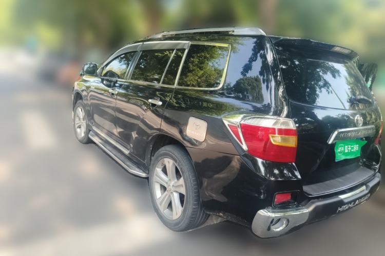 Used Toyota Highlander 2009 2.7L Two-Wheel Drive 7-Seater Luxury Edition Rear Left 45 Deg
