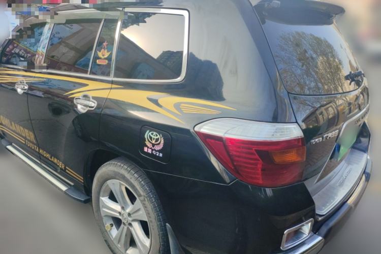 Used Toyota Highlander 2009 2.7L Two-Wheel Drive 7-Seater Luxury Edition Rear Left 45 Deg