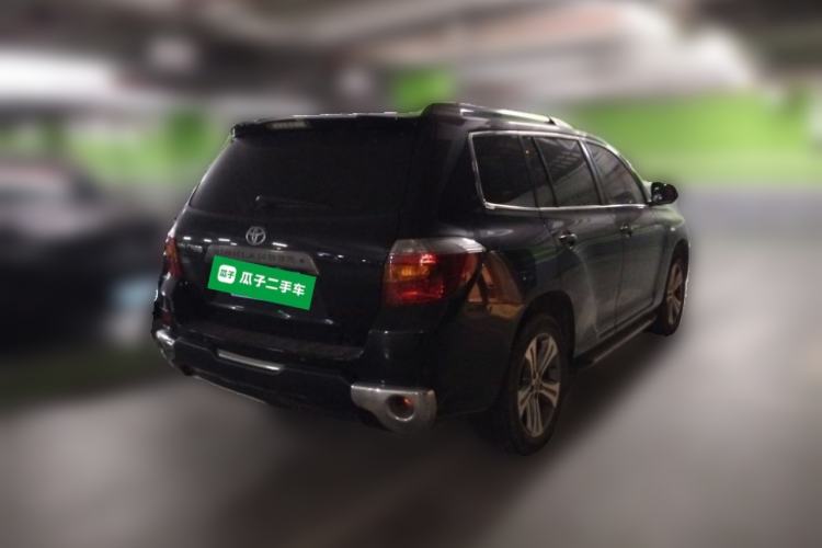Used Toyota Highlander 2009 2.7L Two-Wheel Drive 7-Seater Luxury Edition Rear Right 45 Deg
