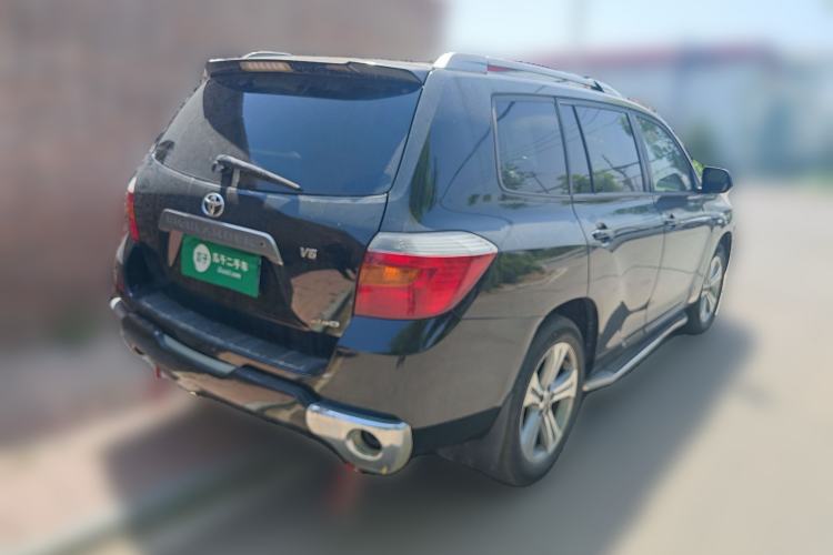 Used Toyota Highlander 2009 2.7L Two-Wheel Drive 7-Seater Luxury Edition Rear Right 45 Deg