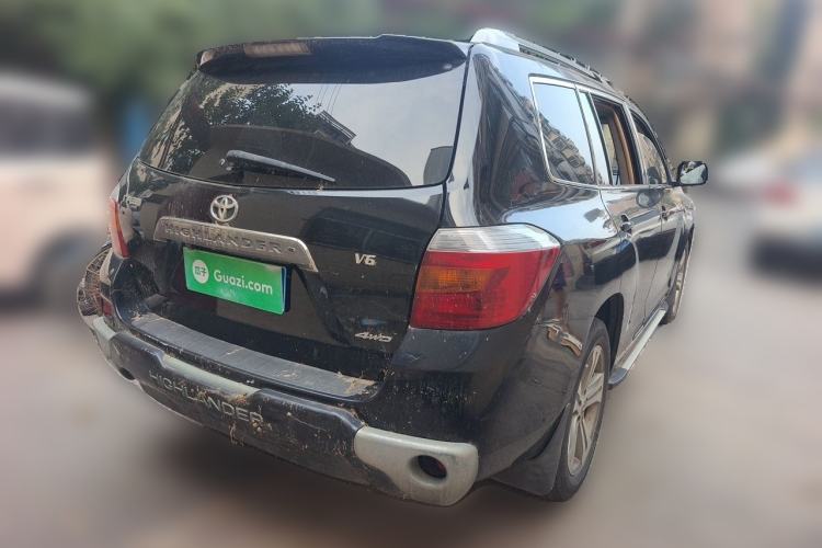 Used Toyota Highlander 2009 2.7L Two-Wheel Drive 7-Seater Luxury Edition Rear Right 45 Deg