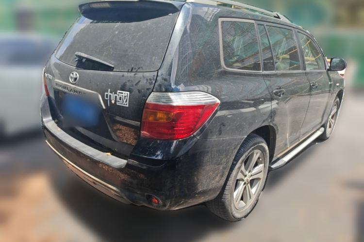 Used Toyota Highlander 2009 2.7L Two-Wheel Drive 5-Seater Sport Edition Rear Right 45 Deg