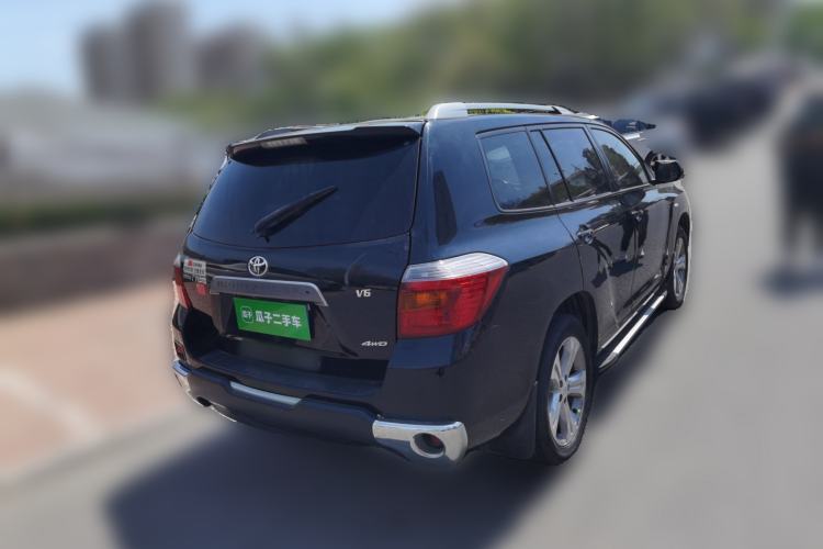 Used Toyota Highlander 2009 3.5L 4x4 7-Seater Luxury Edition with Navigation Rear Right 45 Deg