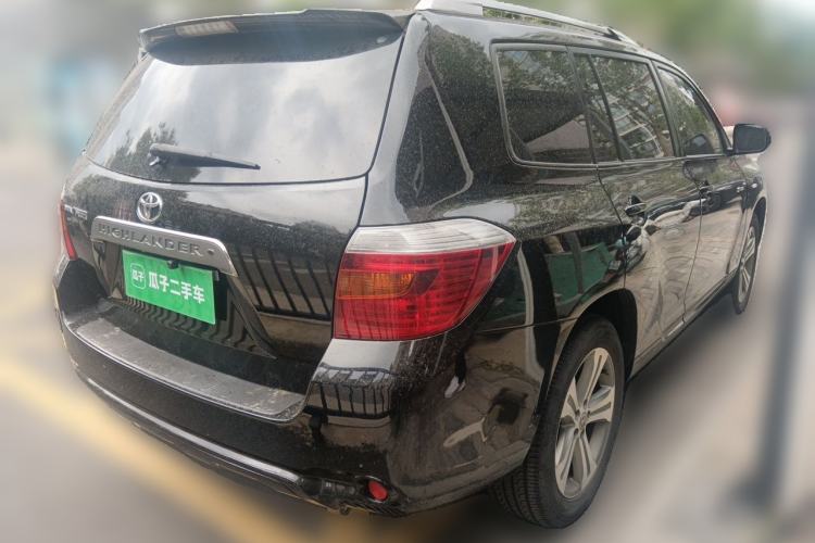 Used Toyota Highlander 2009 2.7L Two-Wheel Drive 7-Seater Luxury Navigation Edition Rear Right 45 Deg