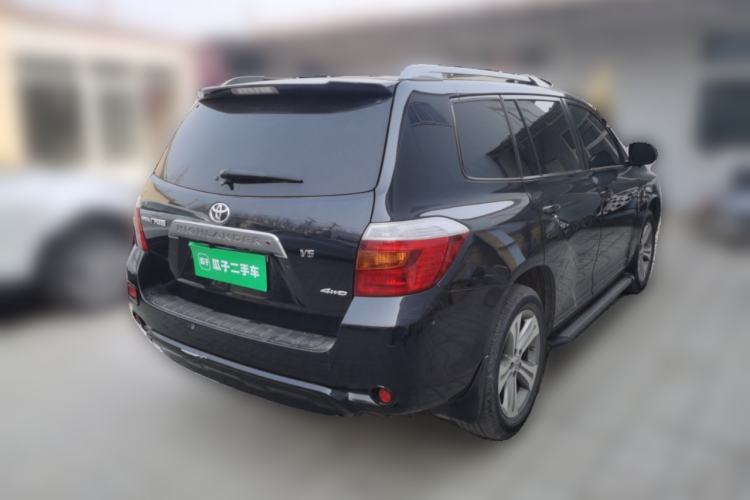 Used Toyota Highlander 2009 3.5L 4x4 7-Seater Luxury Edition Rear Right 45 Deg