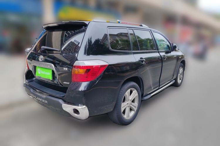 Used Toyota Highlander 2009 2.7L Two-Wheel Drive 7-Seater Luxury Edition Rear Right 45 Deg