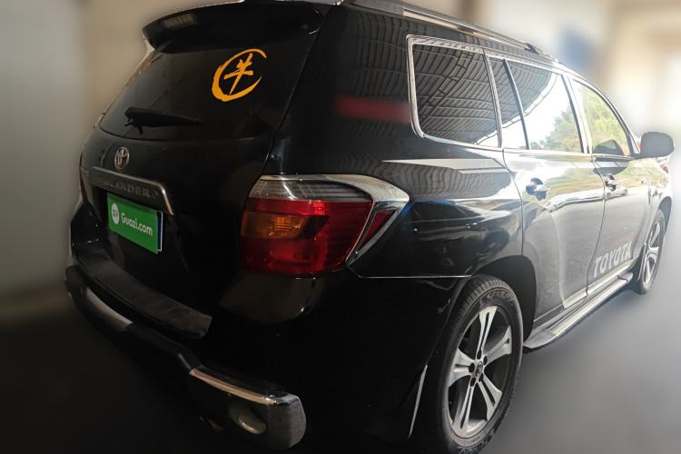 Used Toyota Highlander 2009 2.7L Two-Wheel Drive 7-Seater Luxury Edition Rear Right 45 Deg