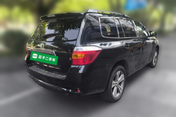 Used Toyota Highlander 2009 2.7L Two-Wheel Drive 7-Seater Luxury Edition Rear Right 45 Deg
