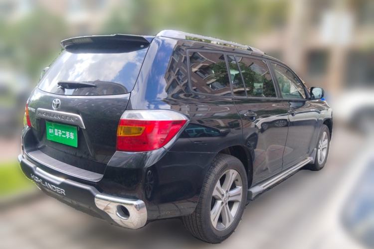 Used Toyota Highlander 2009 2.7L Two-Wheel Drive 7-Seater Luxury Edition Rear Right 45 Deg