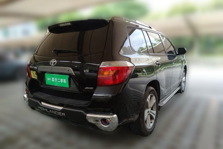 Used Toyota Highlander 2009 3.5L 4x4 7-Seater Luxury Edition Rear Right 45 Deg