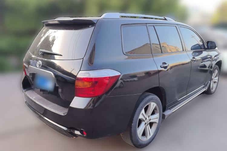 Used Toyota Highlander 2009 2.7L Two-Wheel Drive 7-Seater Luxury Edition Rear Right 45 Deg