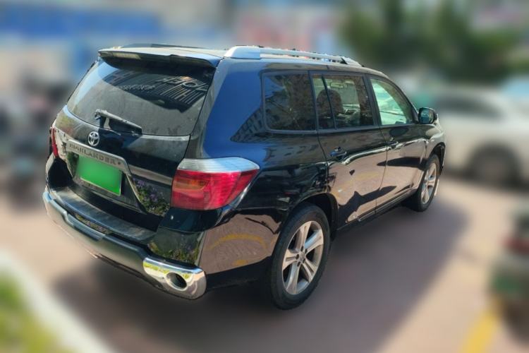 Used Toyota Highlander 2009 2.7L Two-Wheel Drive 7-Seater Luxury Edition Rear Right 45 Deg