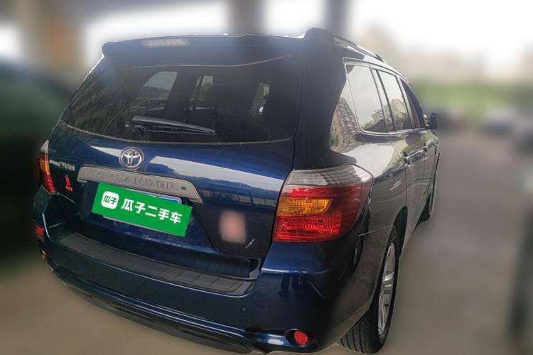 Used Toyota Highlander 2009 2.7L Two-Wheel Drive 7-Seater Luxury Navigation Edition Rear Right 45 Deg