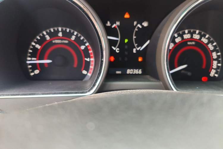 Used Toyota Highlander 2009 2.7L Two-Wheel Drive 7-Seater Luxury Edition Odometer Close Up