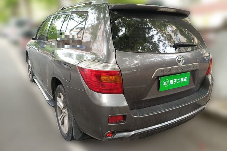 Used Toyota Highlander 2009 2.7L Two-Wheel Drive 7-Seater Luxury Edition Rear Left 45 Deg