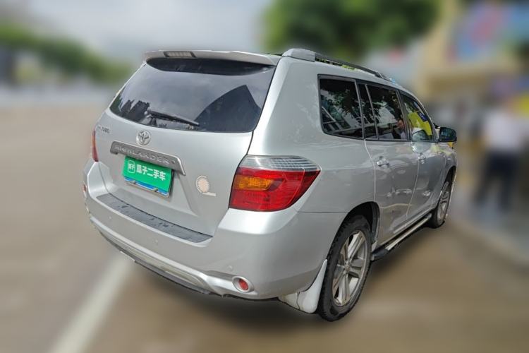 Used Toyota Highlander 2009 2.7L Two-Wheel Drive 7-Seater Luxury Edition Rear Right 45 Deg