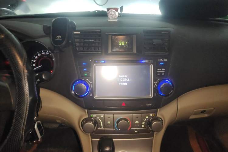 Used Toyota Highlander 2009 2.7L 2WD 5-Seater Elite Edition Audio And AC Panel