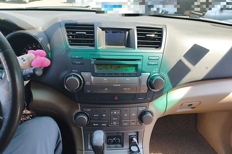 Used Toyota Highlander 2009 3.5L 4x4 7-Seater Luxury Edition Audio And AC Panel
