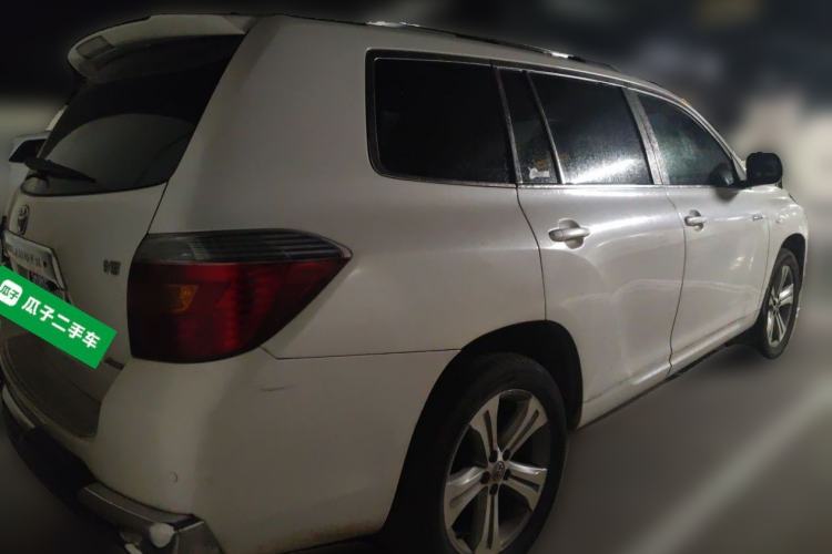 Used Toyota Highlander 2009 3.5L 4x4 7-Seater Luxury Edition Rear Right 45 Deg