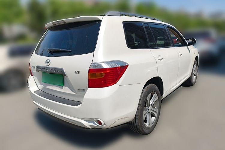 Used Toyota Highlander 2009 3.5L 4x4 7-Seater Luxury Edition Rear Right 45 Deg