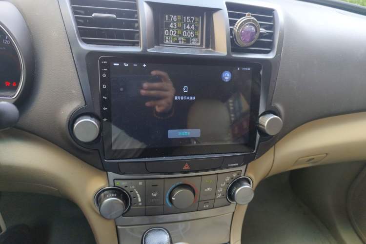 Used Toyota Highlander 2012 2.7L 2WD 5-Seater Elite Edition Audio And AC Panel