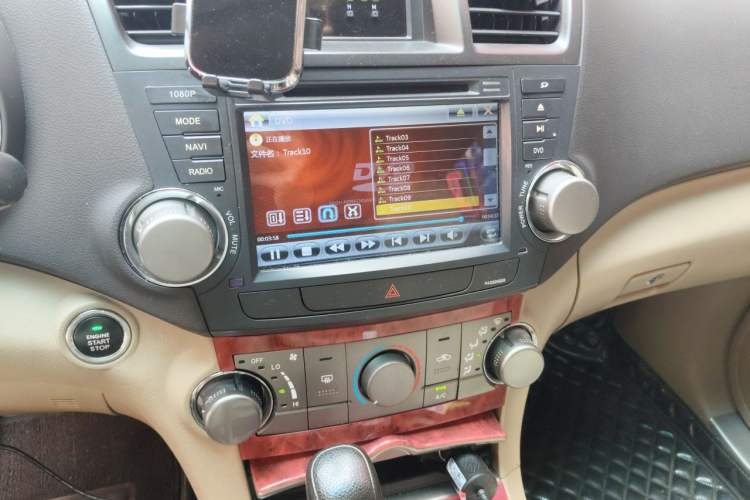 Used Toyota Highlander 2012 2.7L 2WD 5-Seater Elite Edition Audio And AC Panel