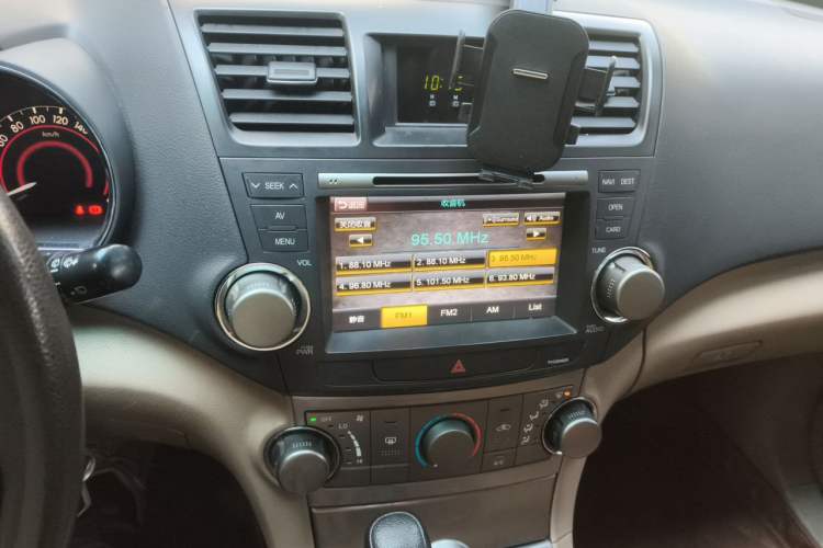 Used Toyota Highlander 2012 2.7L 2WD 5-Seater Elite Edition Audio And AC Panel