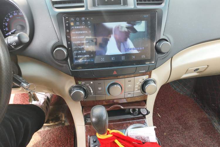 Used Toyota Highlander 2012 2.7L 2WD 5-Seater Elite Edition Audio And AC Panel