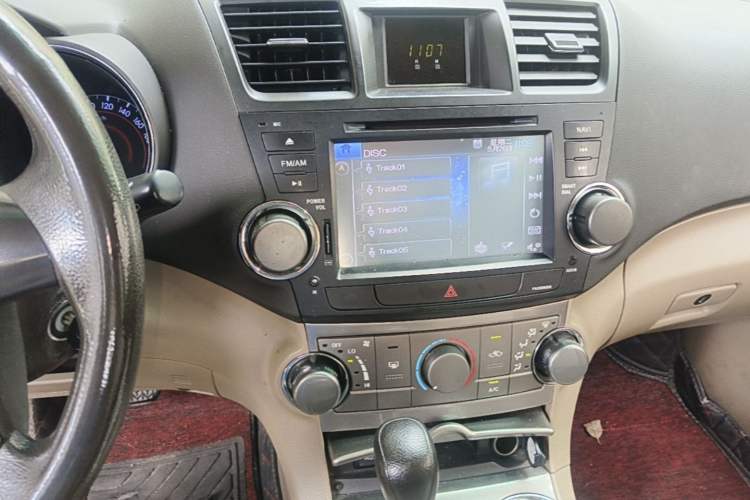 Used Toyota Highlander 2012 2.7L 2WD 5-Seater Elite Edition Audio And AC Panel