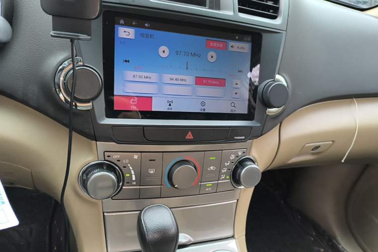 Used Toyota Highlander 2012 2.7L 2WD 5-Seater Elite Edition Audio And AC Panel