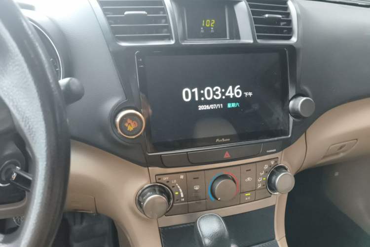 Used Toyota Highlander 2012 2.7L 2WD 5-Seater Elite Edition Audio And AC Panel