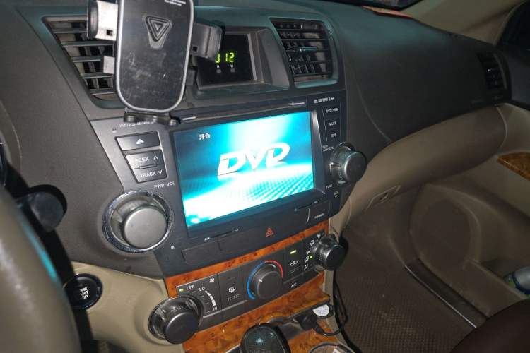 Used Toyota Highlander 2012 2.7L 2WD 5-Seater Elite Edition Audio And AC Panel