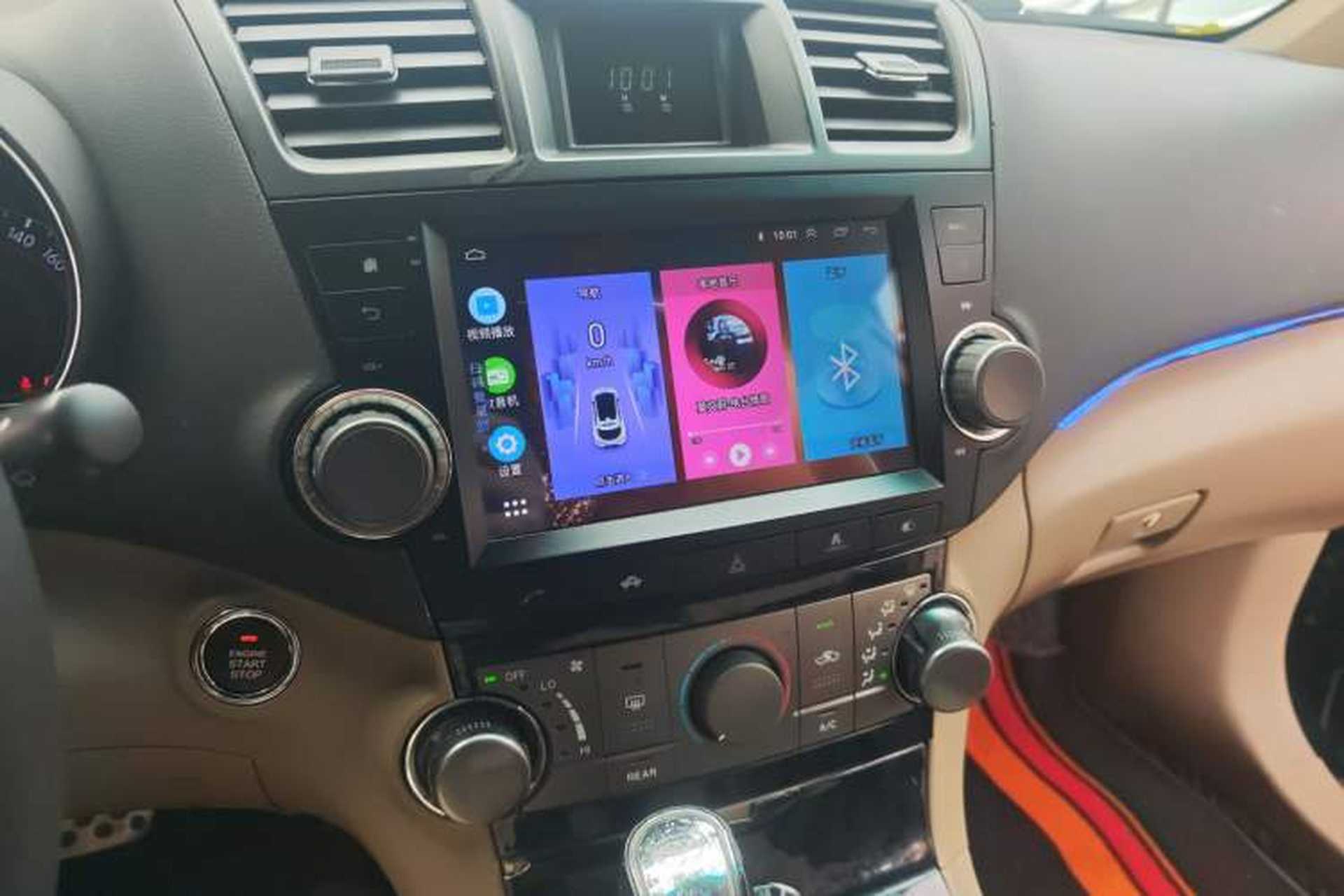 Used Toyota Highlander 2012 2.7L Two-Wheel Drive 7-Seater Elite Edition Audio And AC Panel