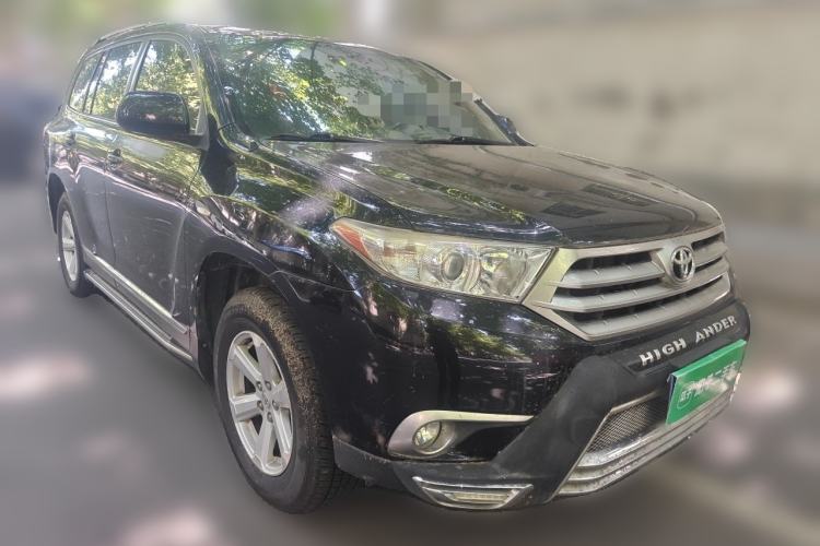 Used Toyota Highlander 2012 2.7L 2WD 5-Seater Elite Edition Front Right 45 Deg