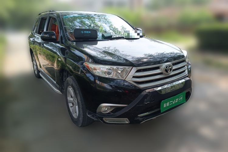 Used Toyota Highlander 2012 2.7L 2WD 5-Seater Elite Edition Front Right 45 Deg
