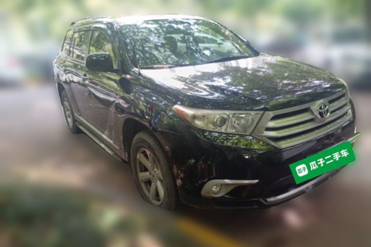 Used Toyota Highlander 2012 2.7L 2WD 5-Seater Elite Edition Front Right 45 Deg