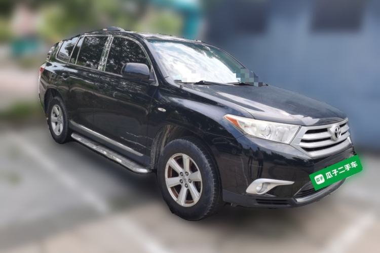 Used Toyota Highlander 2012 2.7L Two-Wheel Drive 7-Seater Elite Edition Front Right 45 Deg